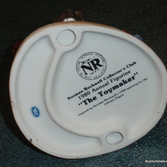 1980 Norman Rockwell "The Toymaker" Figurine With Original Box - CHRISTMAS GIFT! - Picture 8 of 8